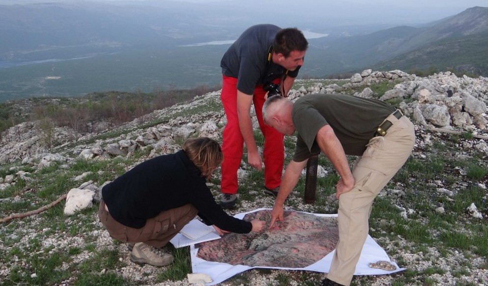 TIRAMISU Partners map landmines in the Svilaja and the Dinara mountains, Croatia. 
